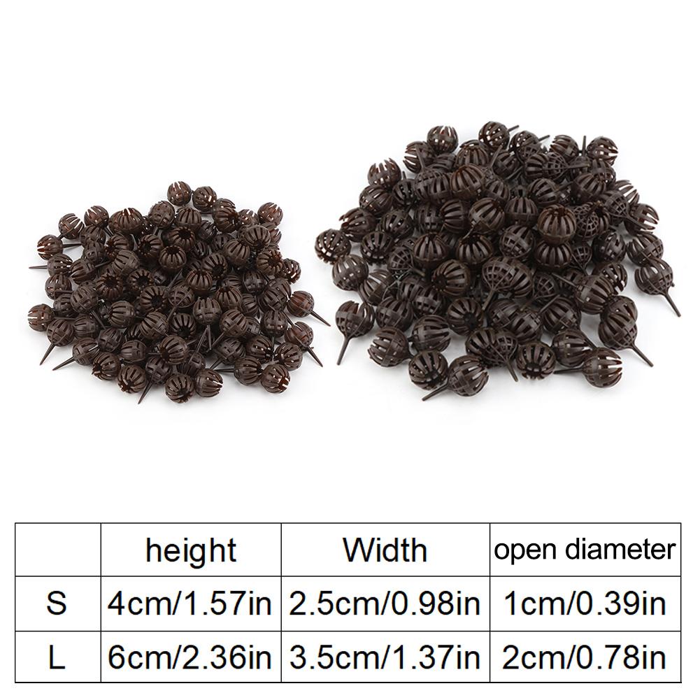 100 stk / sæt genanvendelig bærbar gødningsdækselkurv til bonsai planteblomstergødningsboks