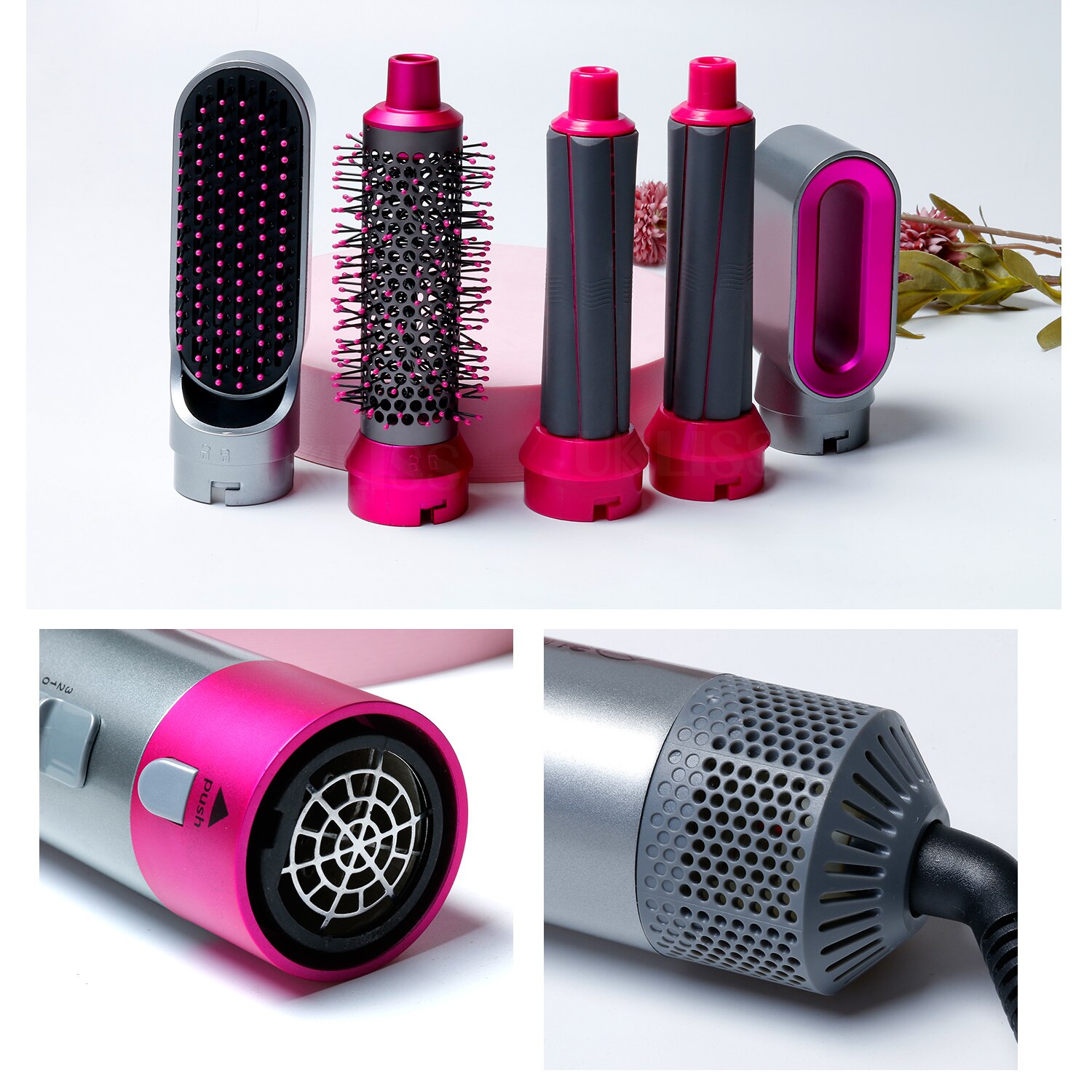 Föhn Borstel Haar Styling Tools Professionele Krultang Föhn Stijltang Haar Krultang Haardroger Air Brush