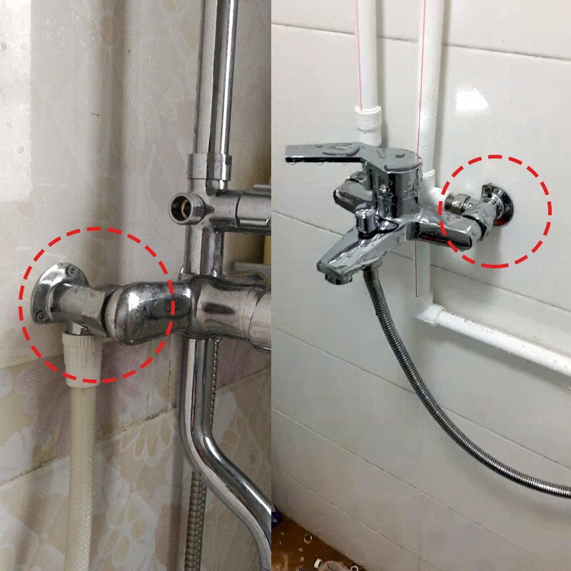 1pcs Faucet Connector Pipe fittings Kitchen Bath Shower base Tap replacement parts Bathroom facilities Garden Tools Accessories