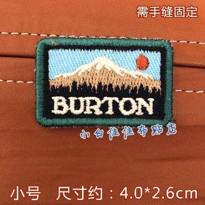 Kleding Decoratie Stok Doek Stok Bloem Borduurwerk Badge Snowboarden Sport Prachtige Hand Naaien
