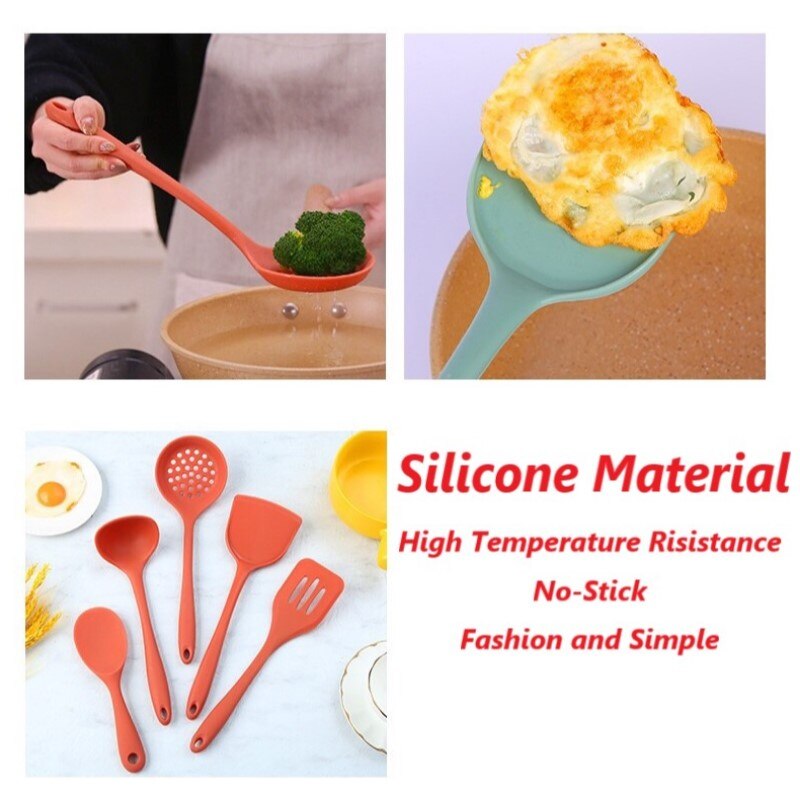 Siliconen Keukengerei Kookgerei Set Hittebestendige Keuken Accessoires Geen Stok Koken Keuken Keuken Gadget Sets