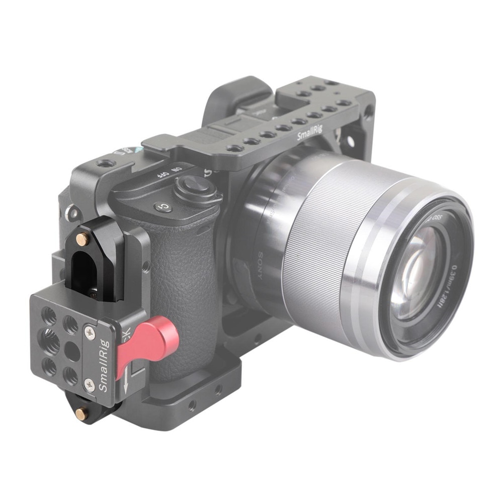 SmallRig DSLR Kamera Quick Release Sicherheit Nato Schiene 7cm mit Frühling Geladen Pins Für Nato Griff EVF Montieren Unterstützung 1195B