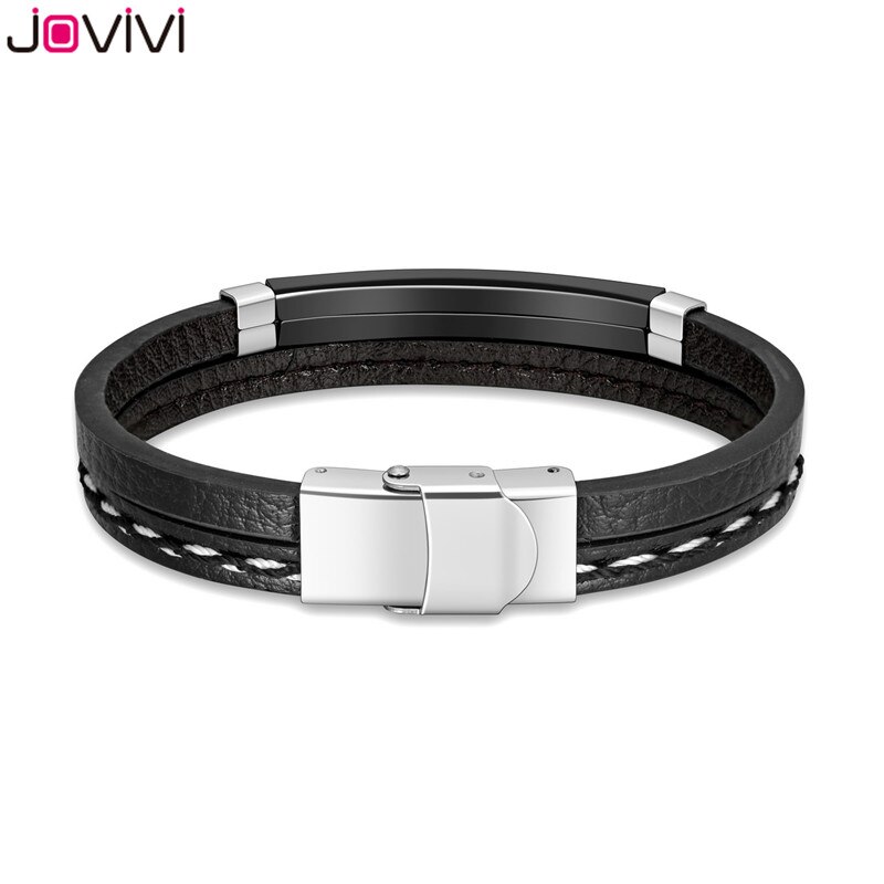 Jovivi Edelstahl Paar Armbänder Ich würde Schild Mit Ihr König & seine Königin Armbänder Liebhaber Leder Einstellbar Armbinde Schmuck Neue