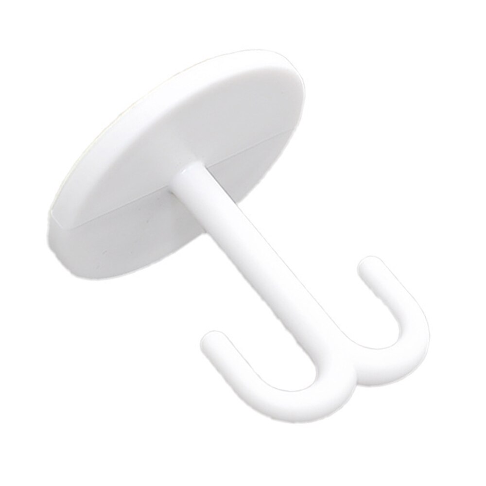 1/3/5 x Sterke Lijm Stickers Muur Haken Hanger Voor Keuken Wasruimte: WHITE
