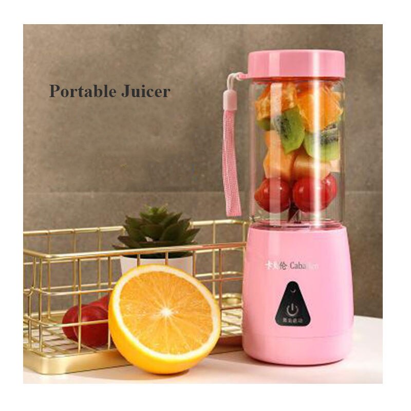 Creatieve Oplaadbare 380Ml Draagbare Fruit Juicer Huishoudelijke Elektrische Glas Sap Cup