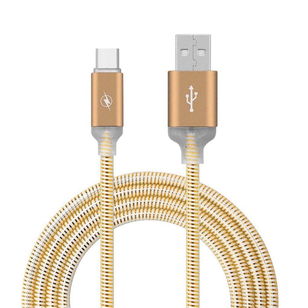 NEUE LED Micro USB Ladegerät Kabel Ladekabel Für iPhone 6 Plus Für samsung S7 S6 LG G4 G3 Für xiaomi Redmi Huawei Android telefon: gold / For iPhone