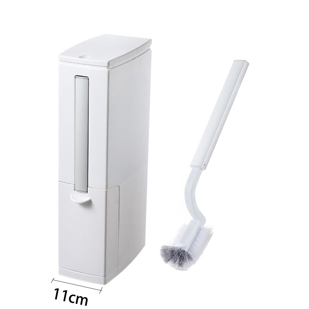 Smalle Afvalemmer Vuilnisbak Wc Borstel Set Badkamer Plastic Vuilnisbak Keuken Huisvuilemmer Prullenbak Huishoudelijke Schoonmaakmiddelen Gereedschappen: Ljt-3 White 11cm