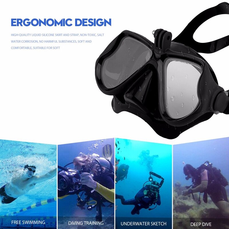 Onderwater Camera Duikbril Zwembril Voor Dji Osmo Action/Gopro//Sjcam Sport/Actie Camera