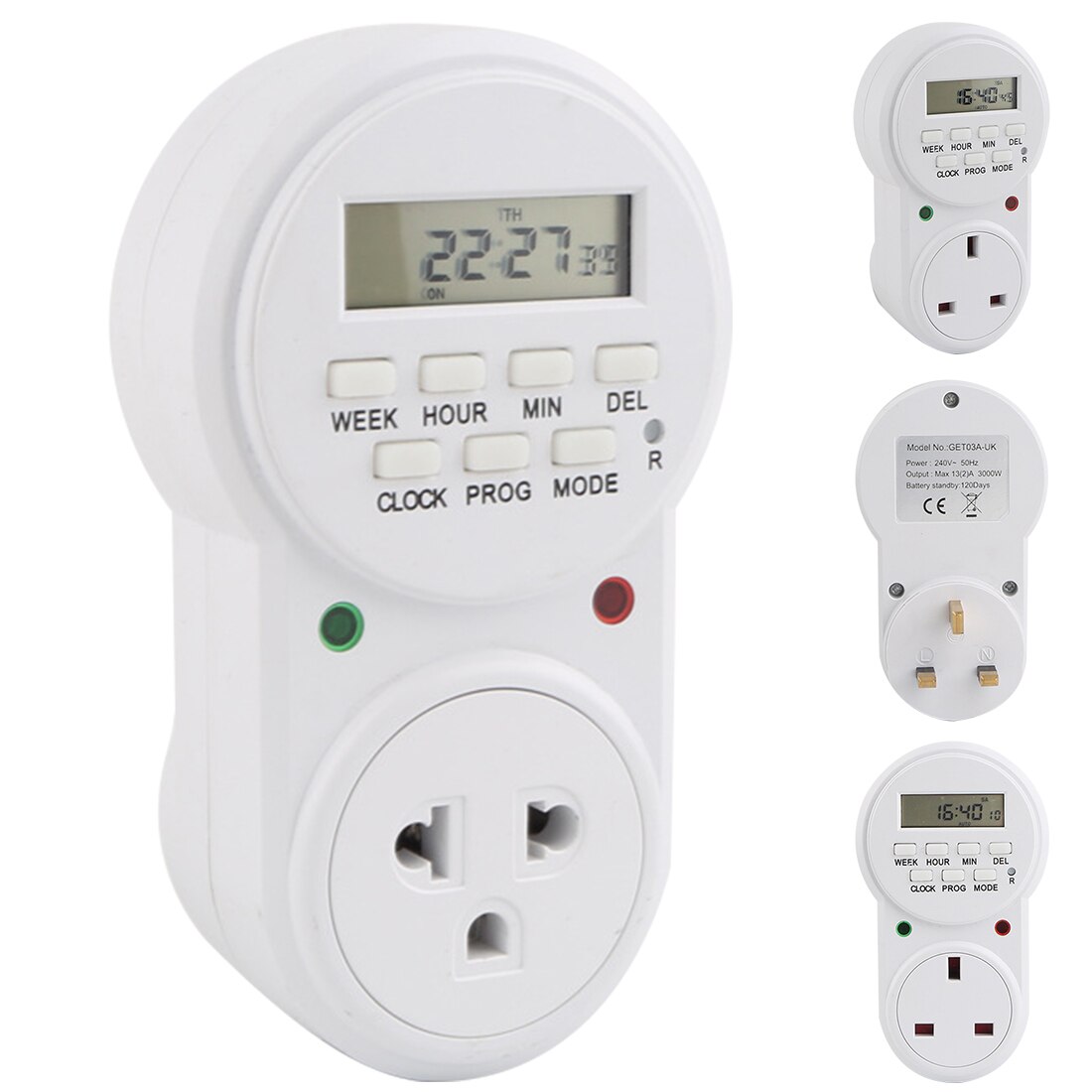 Digital Timer Switch Electronic Timing Socket Instrumentation Electron