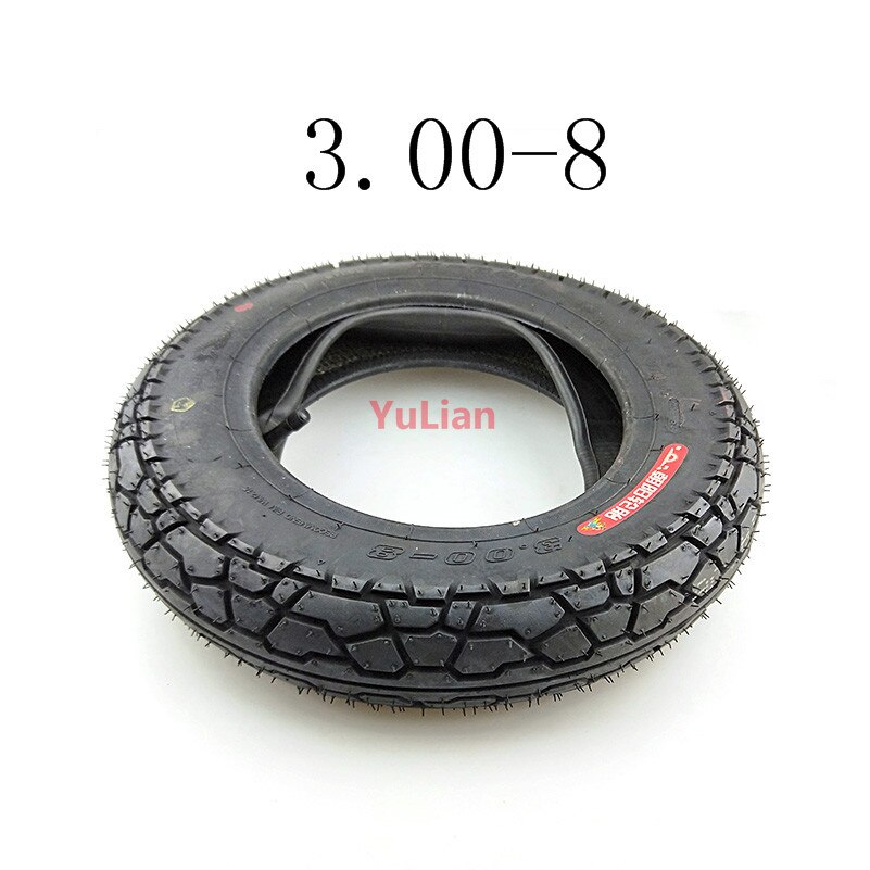 3.00-8 / 300-8 Tire &amp; inner tube 4PR tyre fits Gas and Electric Scooters Warehouse Vehicles Mini Motorcycle