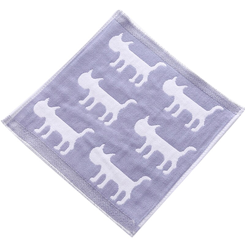 Antibakteriell icke-tvinnad badhandduk musik tecknad kattmönster badrumstillbehör 1pc baby ansiktshandduk