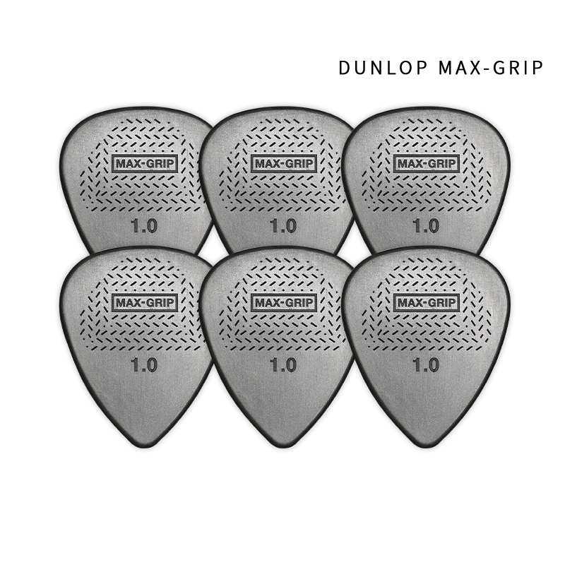 Dunlop plectrum . 449r max-grip nylon halkfri plektrum för akustisk gitarr. tjocklek 0.6/0.73/0.88/1.00/1.14/1.50mm.: Ljusgrön