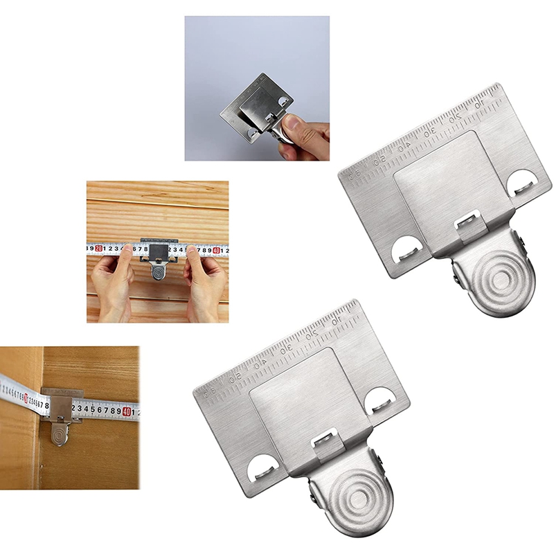 Clip de cinta métrica para carpintería, herramienta de medición de madera de posicionamiento preciso, accesorios, herramientas de localización