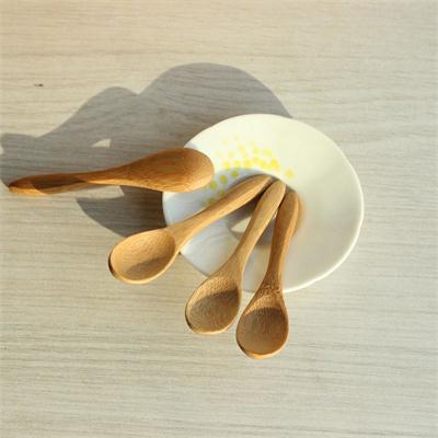 Små mini träskedar för barn älskling kök med krydda sked 9.2*2.0cm cucharas colheres