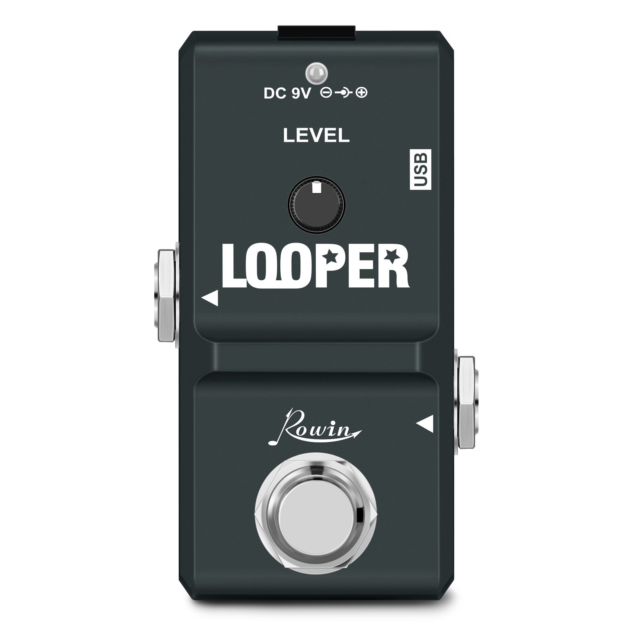 Rowin Tiny Looper Electric Guitar Effect Pedal 10 Minutes of Looping Unlimited