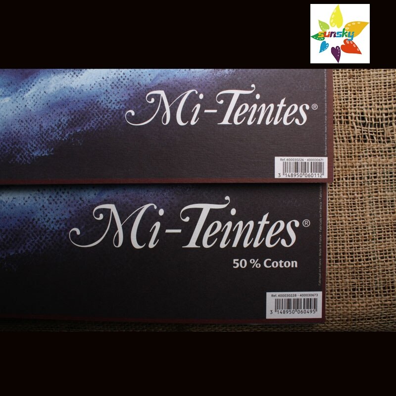 CANSON Mi-Teintes Pastel Paper Black Paper,24cmx32cm 32cmx41cm 16 Sheets,honey comb surface acid free 50% Cotton Spiral Bound