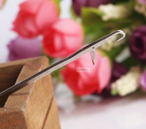 3pcs Plastic Handle Latch Crochet Hook Hair Weave Needle wigs Knitting Extensions styling tools Carpets Making Repair Craft