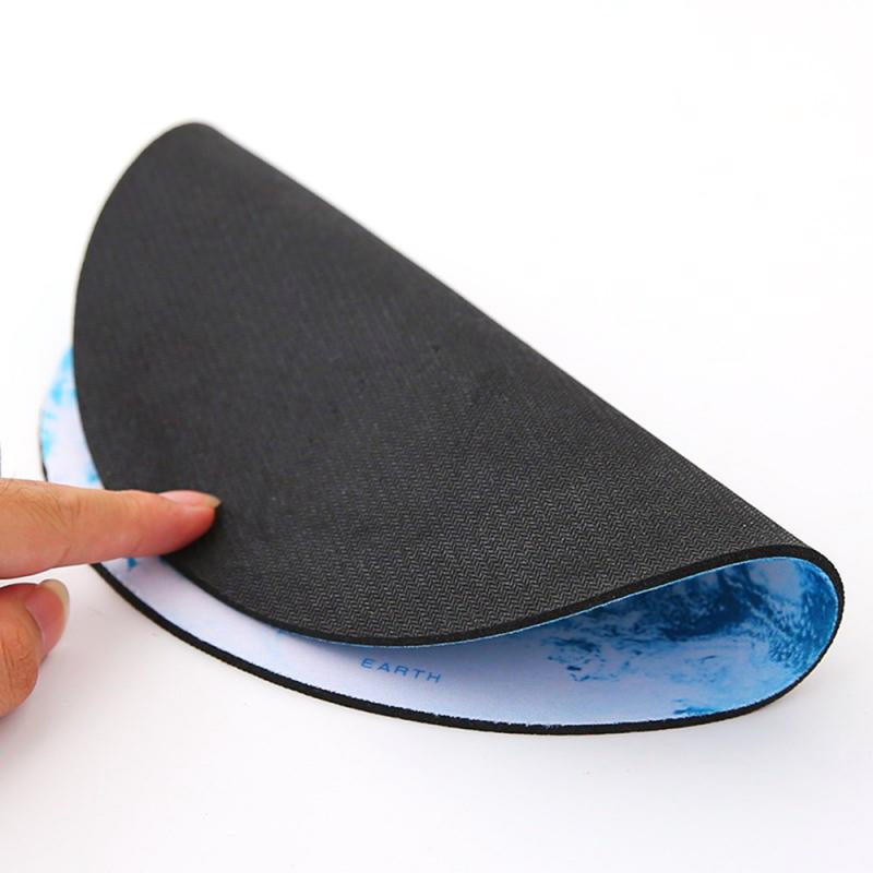 Planet Series Mouse Pad Comfort Rubber Base Circular Computer PC Laptop Mic Mat