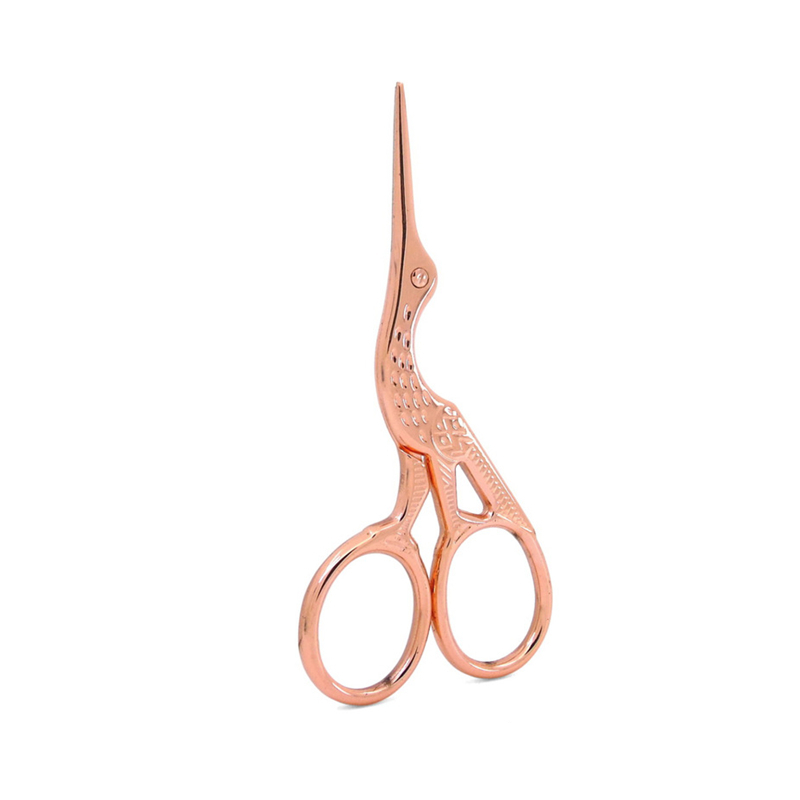 Tijeras de bordado Vintage de 9,4 cm, 8 estilos, tela artesanal, punto de cruz, herramienta de sastre de artesanía antigua clásica europea, Q: Rose gold 9.4cm