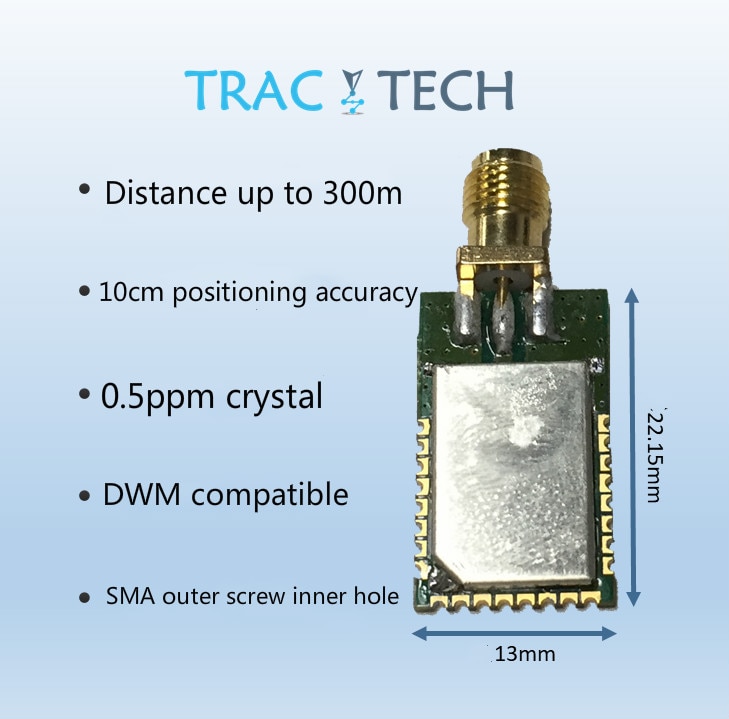 Module de Distance DWSMA1000 DWM1000 emplacement et portée d'intérieur UWB améliorés