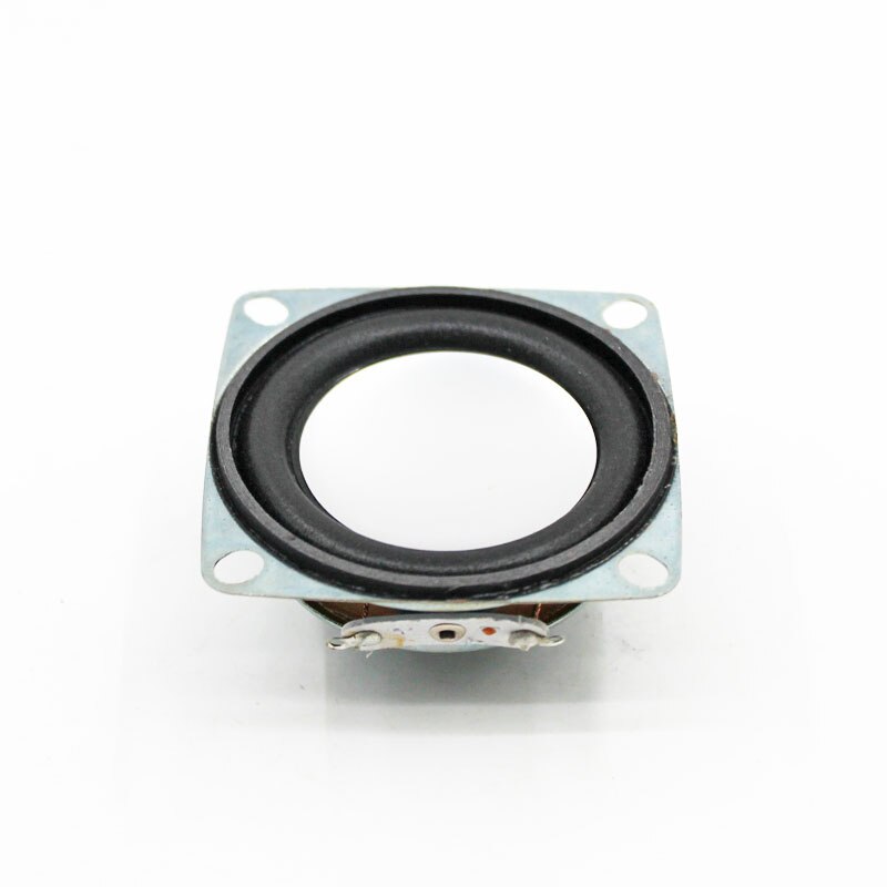 2 uds. Altavoz cuadrado de 4 Ohm y 5W, altavoz de 52mm con borde de espuma magnético interno de 18MM y doble imán negro