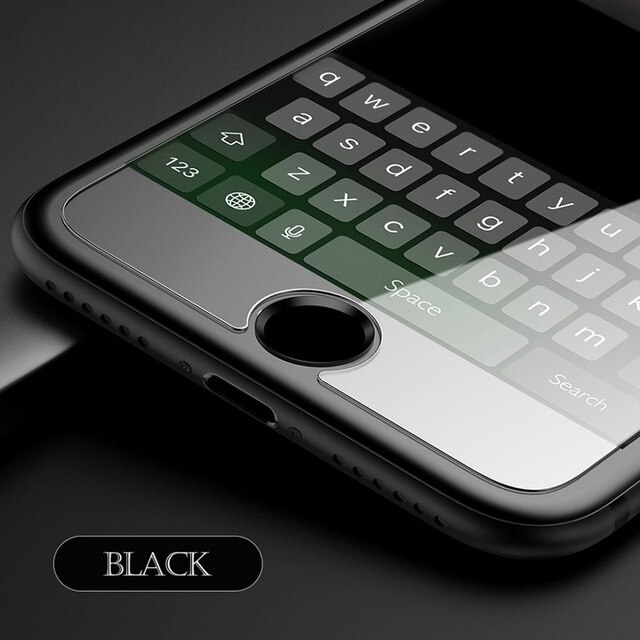 10 PCS Fingerprint Touch ID Home Button Sticker for Apple IPhone 5 5S SE 6 S 6S 7 8 Plus IPad Mobile Phone Sticker Skin Gold Red: black black