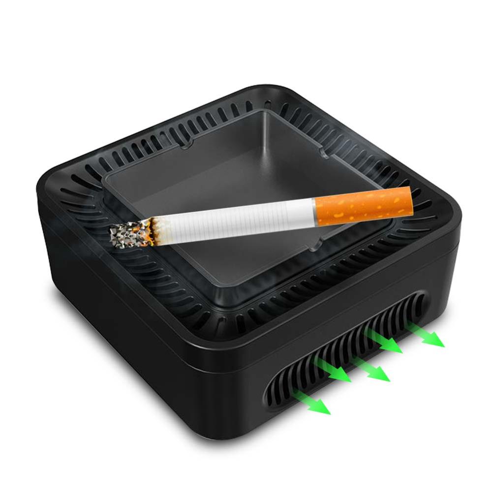 Thuis Luchtreinigers Oplaadbare multifunctionele Asbak Air Cleaner Mini Auto Air Verse Filter Purifier Asbak Auto Luchtreiniger