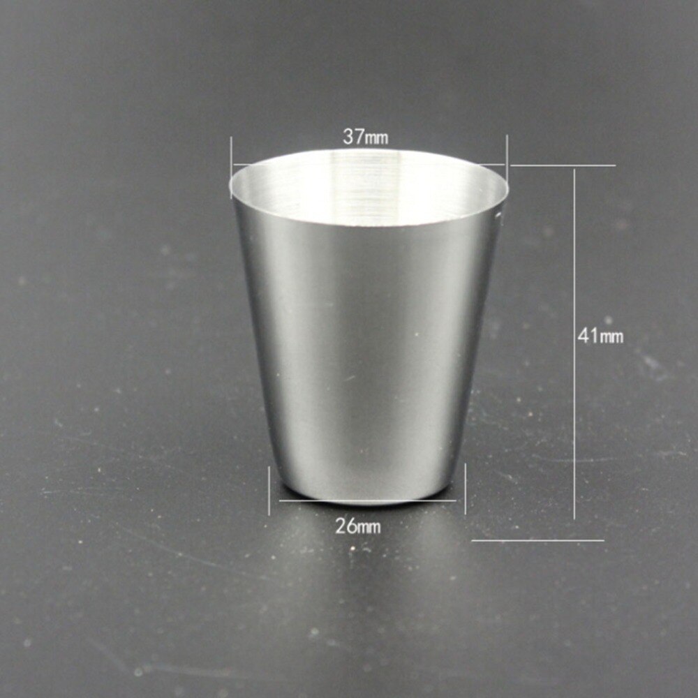 5 stk/sæt udendørs bærbar rustfrit stål hoftekolbe kop hoftekolbe specialglas flagon vinglas kop wijnglas