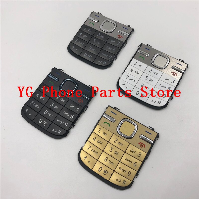 10 pz/lotto Tastiera Tastiera Bottoni per Nokia C5-00 C5 00