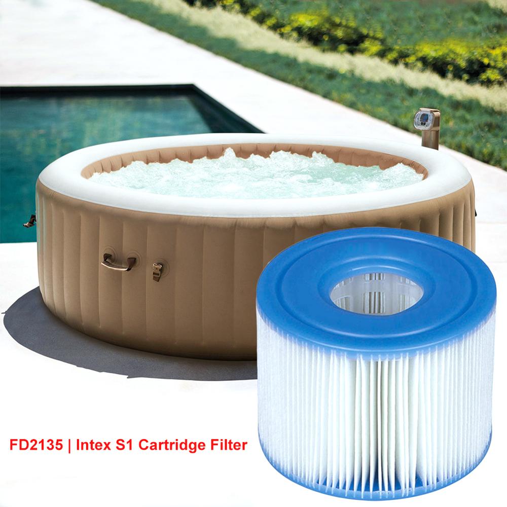 Cartucho de filtro para piscina Intex PureSpa tipo S1, repuesto de cartucho para 29001E, para uso diario
