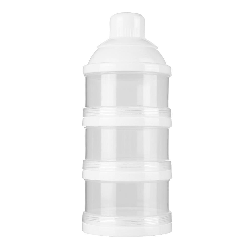 Portable Milk Powder Formula Dispenser 3 Grid Portable Milk Powder Formula Dispense Detachable Container Storage Feeding Box