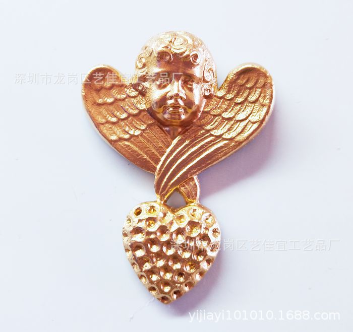 Décor réfrigérateur à aimant 3D | Aimant mignon européen, petit ange ablier or, aimants de réfrigérateur, résine autocollant de message, idée mignonne