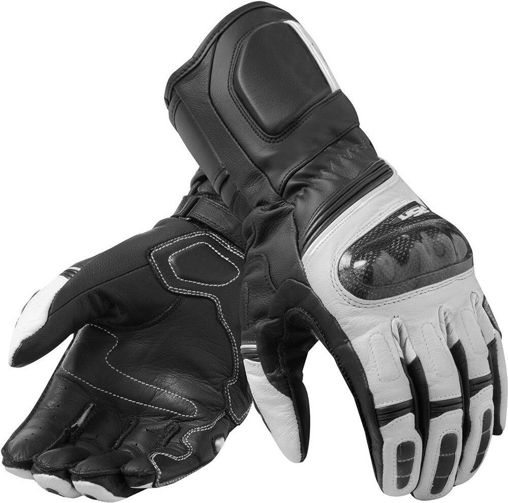 Motorcycle Racing RSR 3 Black Moto Motorbike Motorcycle Touring Leather Gloves | All Sizes