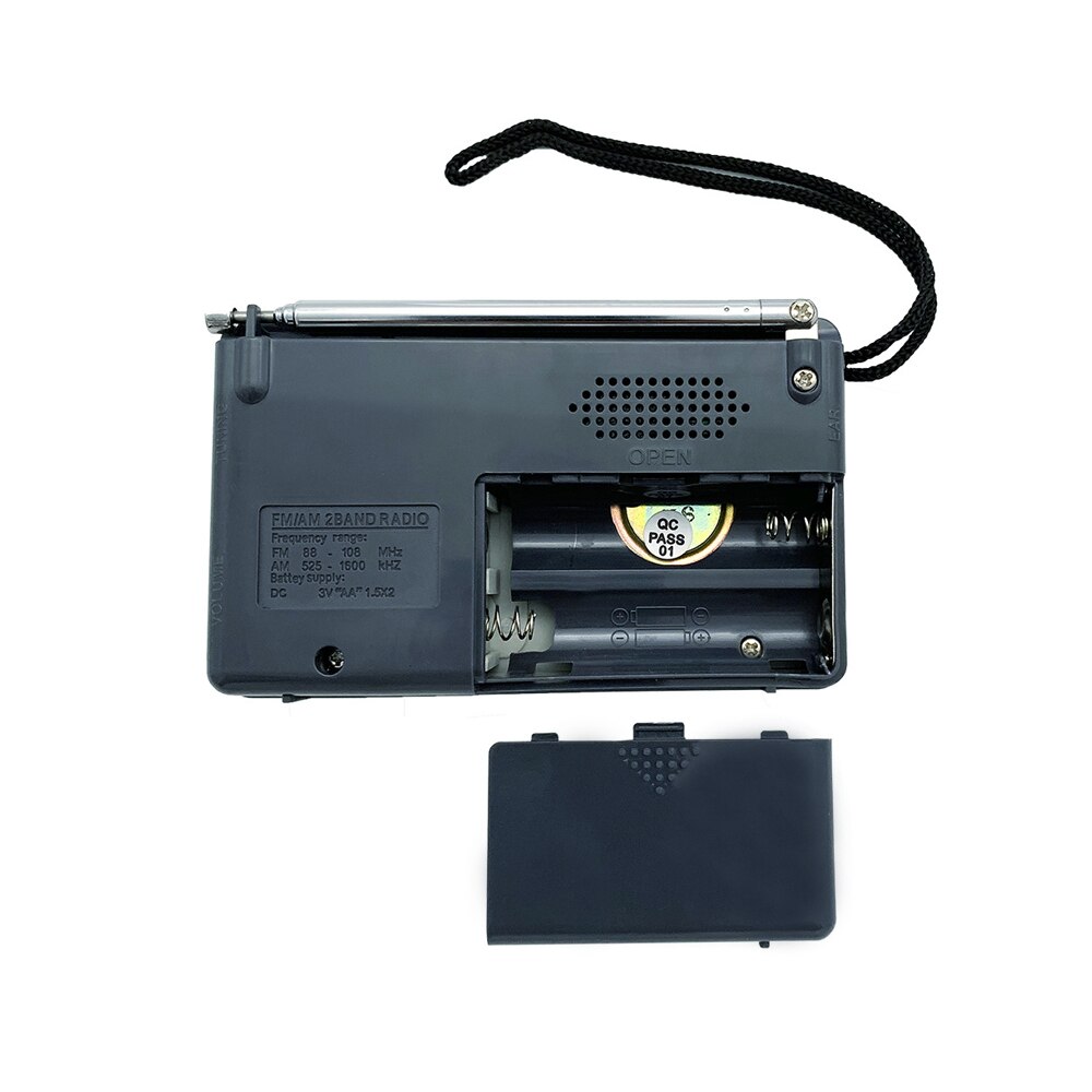 Multifunctional Radio AM FM Radio Telescopic Antenna Full Band Radio Receiver Retro FM Pocket Radio Player for Elder Radio