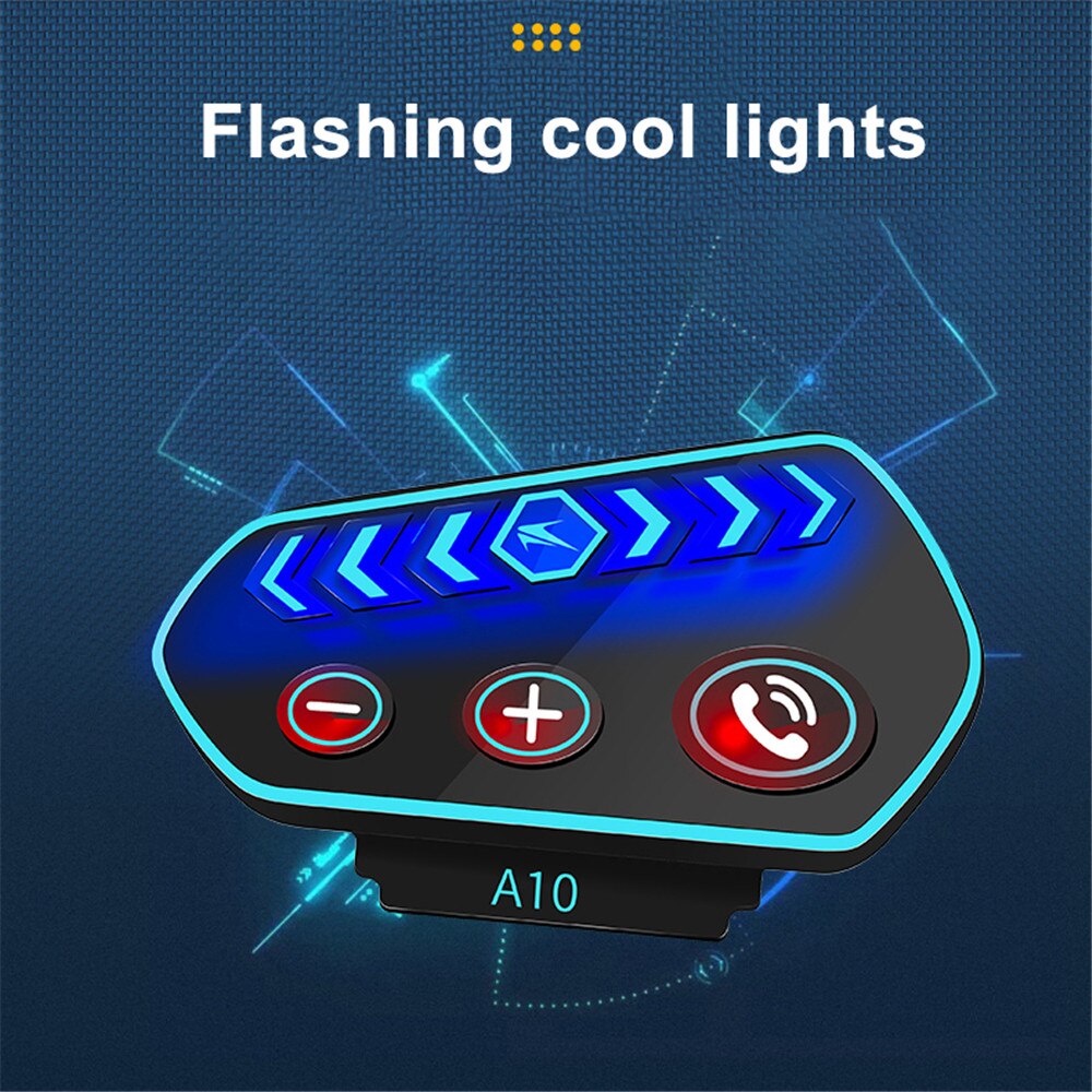 VR robot Bluetooth 5.0 Motorcycle Headset Waterproof Wireless Helmet Ultra Thin Headphone Long Standby Microphone Music Player