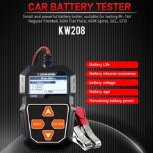 KONNWEI KW208 Car Battery Tester Automotive Battery Cranking and Charging System Test Scan Tool with LCD Screen