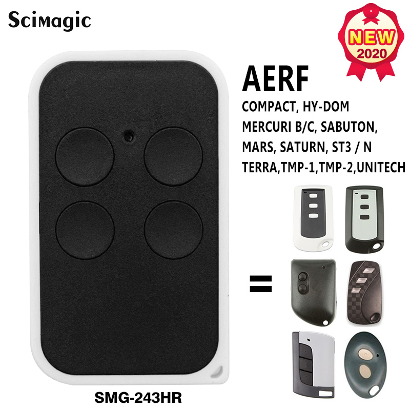 AERF remote control TMP-1 TMP-2 MARS COMPACT AERF MERCURIB HY-DOM garage door replicator