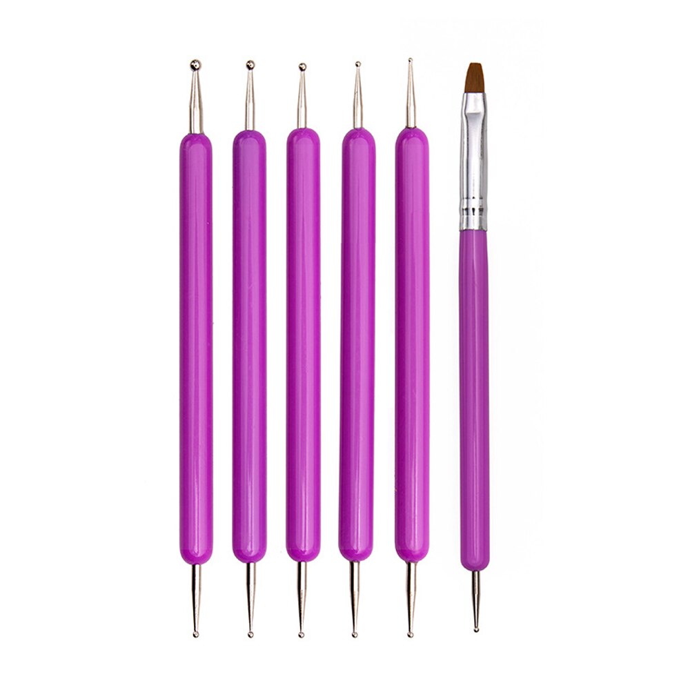 Ensemble d&#39;outils de pointillage Mandala, 62 pièces/ensemble, stylo de pointillage pour peinture Nail Art, tiges acryliques, poignée, outils en cristal strass