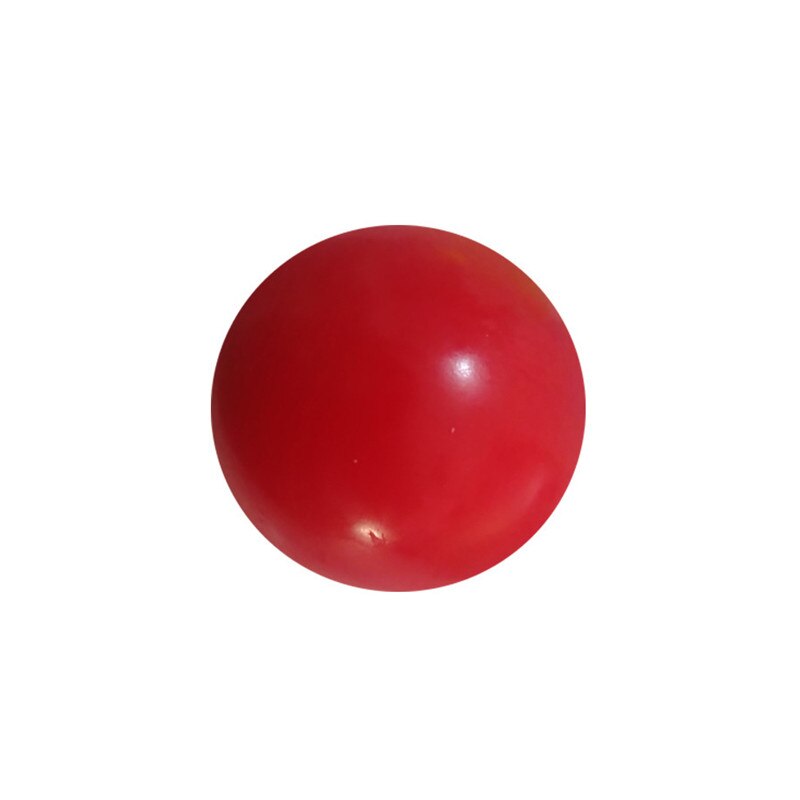 Pelota adhesiva de descompresión para niños, pelota de Squash pegajosa, bola diana para atrapar el techo: Rojo