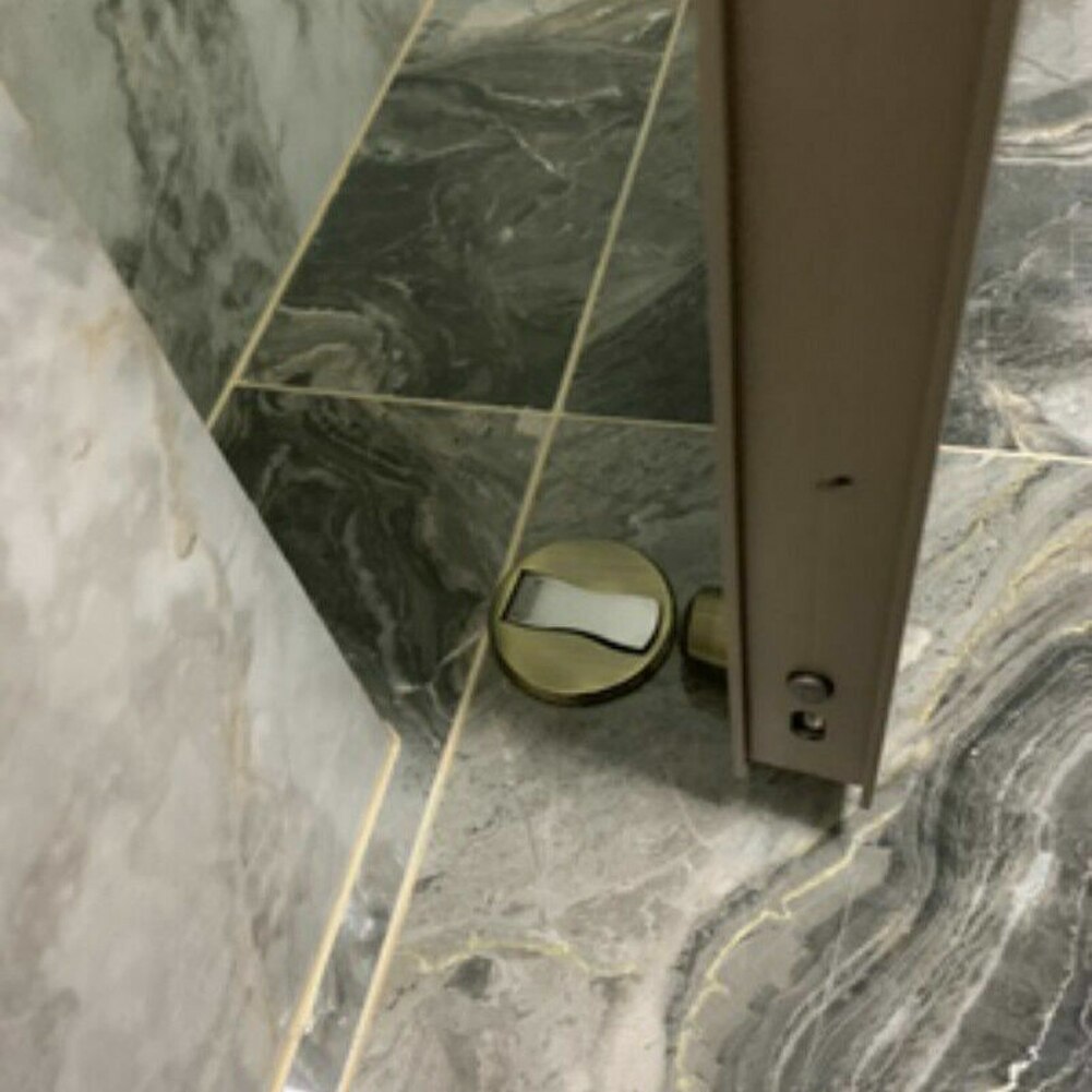 Magnetic Door Holder Stopper Invisible Doorstop Wall Floor Mount Safety Catch Stainless Steel Door Suction Bedroom Door Block