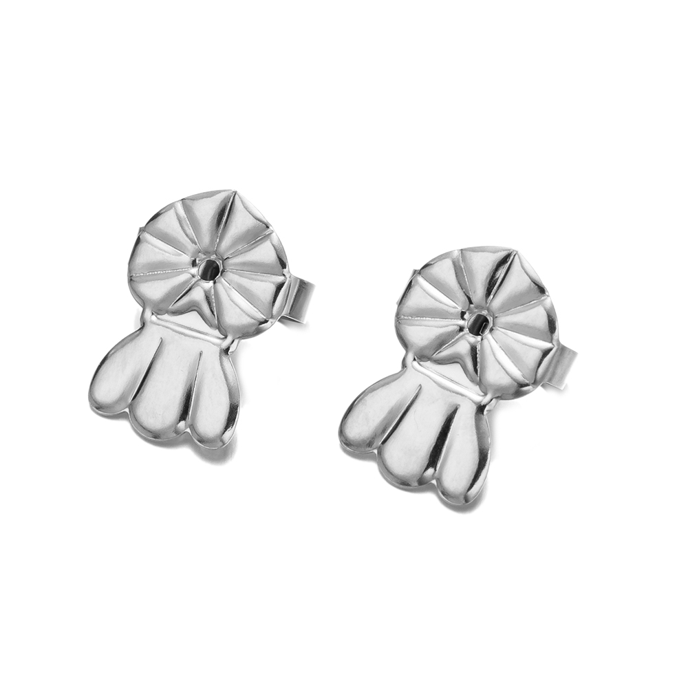 10 pares de pendientes dorados de acero inoxidable, levantadores de espalda segura para orejas caídas, pendientes pesados, joyería hipoalergénica que no se decolora