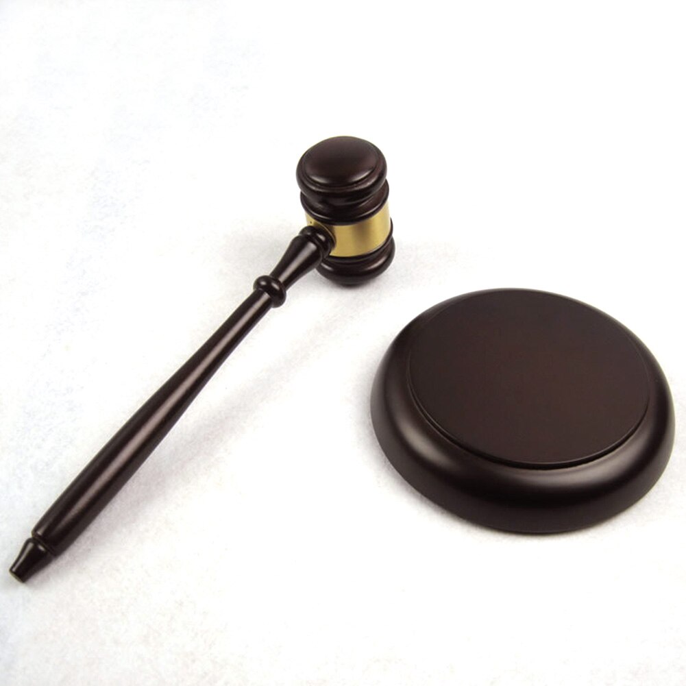 Wood Gavel Handcrafted Wood Gavel Sound Block Mallet Hammer For - View #2