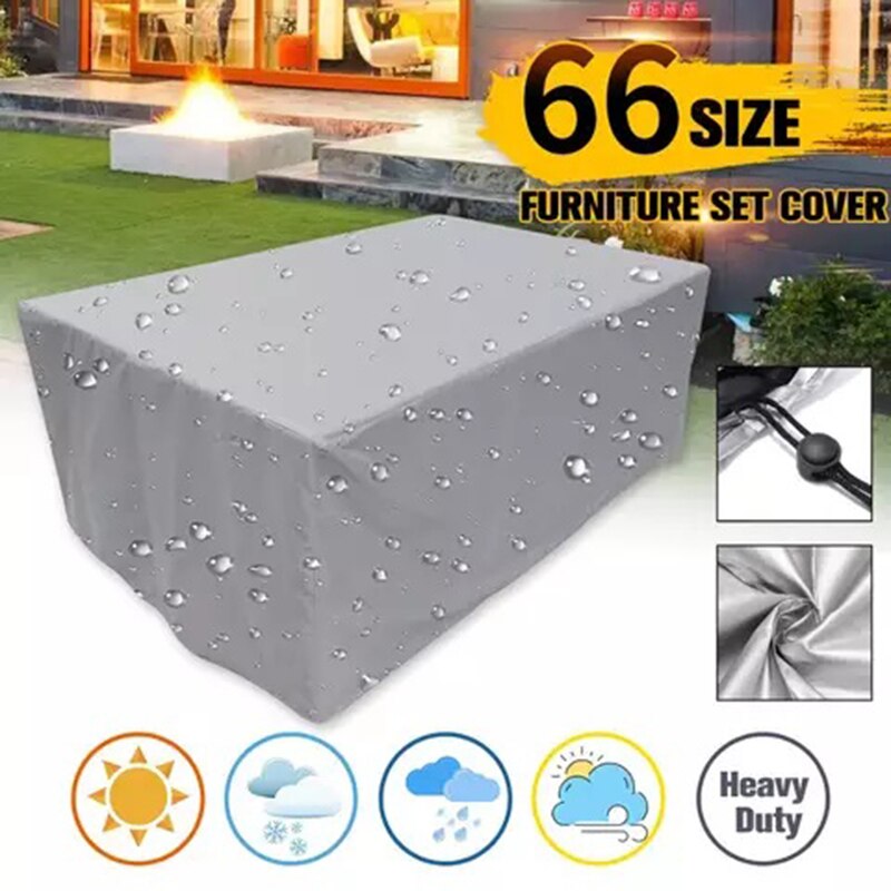 Waterproof Furniture Covers Outdoor Patio Garden Protective Case Supplies Accessories Tools Rain Snow Dust Proof Cover