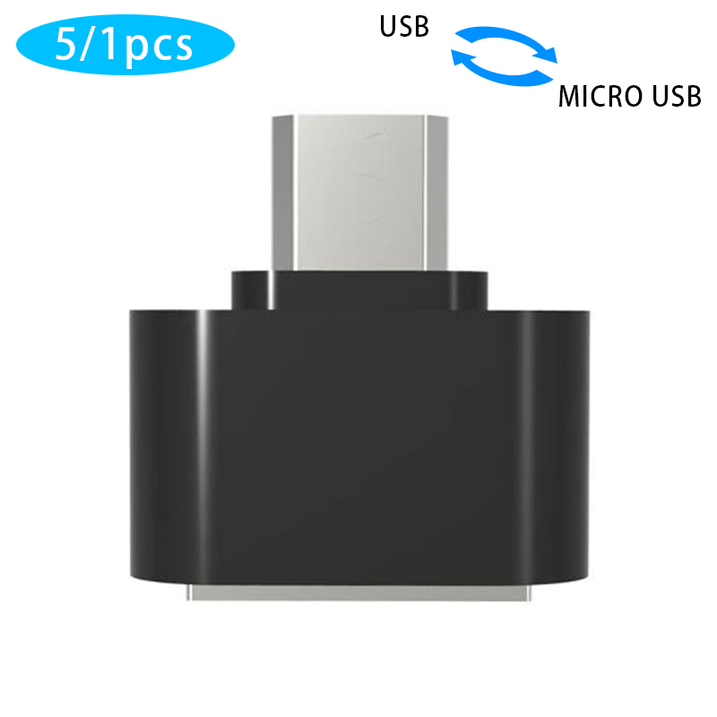 5/1 Pcs Mini Otg Kabel Usb Otg Adapter Micro Usb Naar Usb Converter Voor Tablet Pc Android