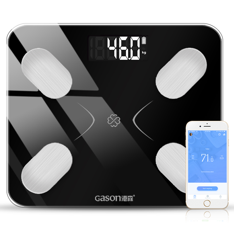 S3 Lichaamsvet Schaal Floor Wetenschappelijke Smart Elektronische Lcd Digitale Gewicht Badkamer Balans Bluetooth App Android Of Ios