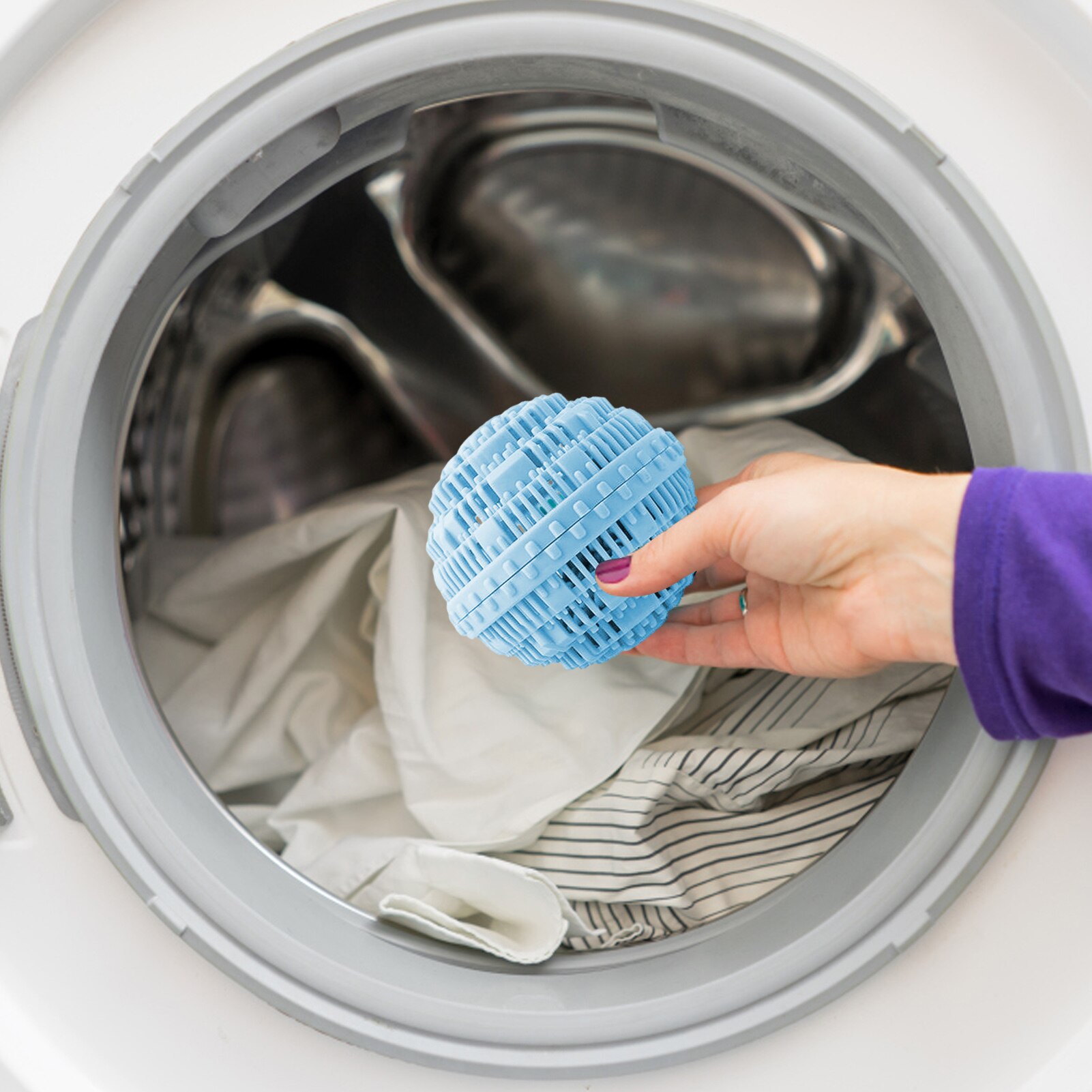 Reusable Laundry Cleaning Ball Prevent Clothing Tangles Washing Machine Balls Large Magic Decontamination Silicone Cleaning Ball