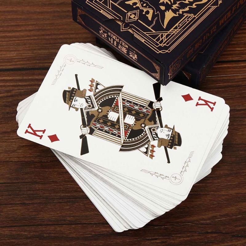 ! Juego de cartas de póquer de 54 unids/set de papel de Werewolves, juego de mesa de familiar, cartas de juego