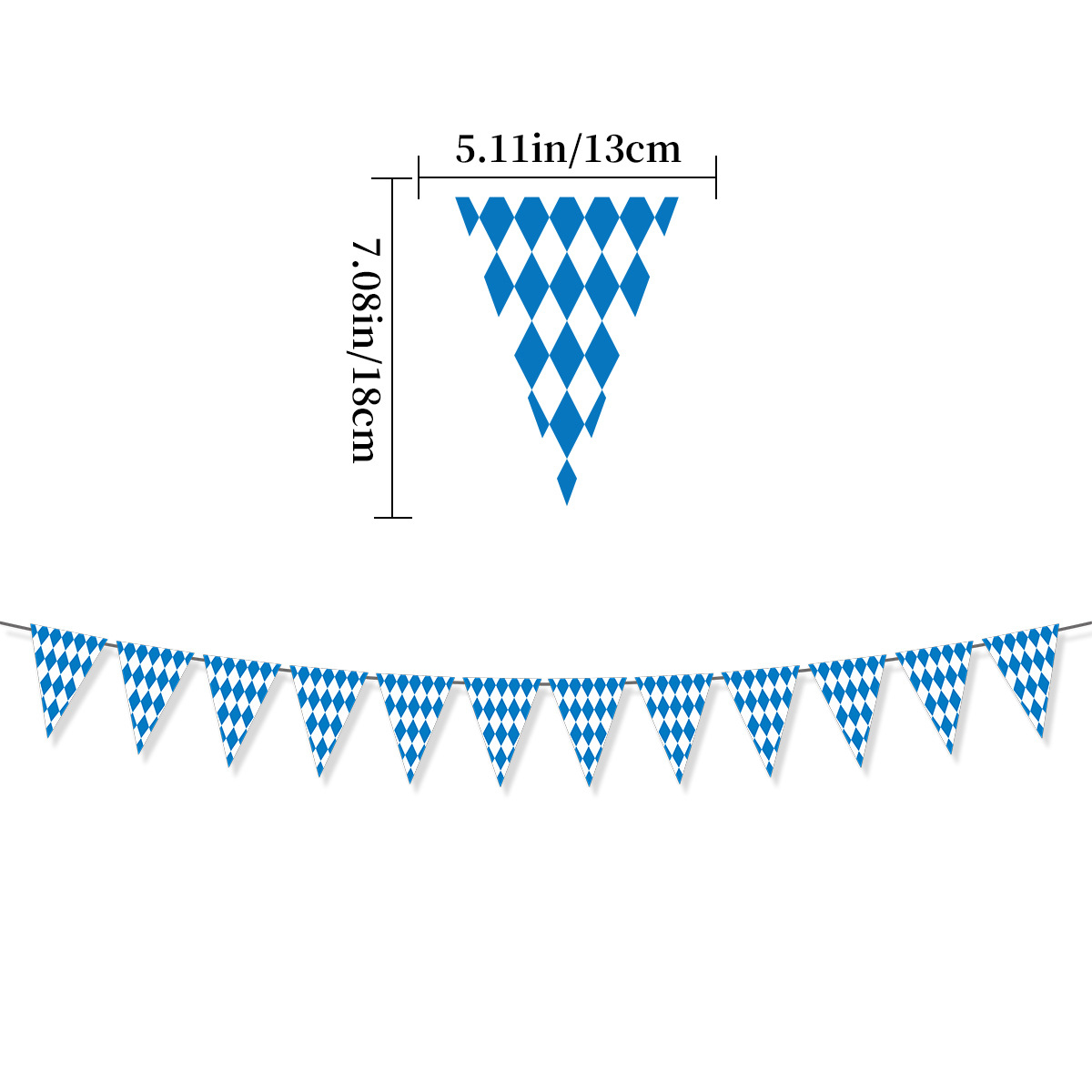 Oktoberfest Theme Party Banner Spiral Hanger Cake Topper for Adult Birthday Oktoberfest Beer Party Background Decoration: Silver