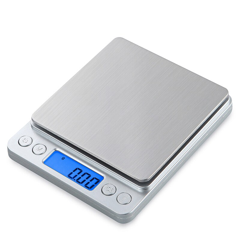Báscula electrónica portátil para alimentos 3000g/0,1g, para joyería de cocina, Digital, 500g, 0,01