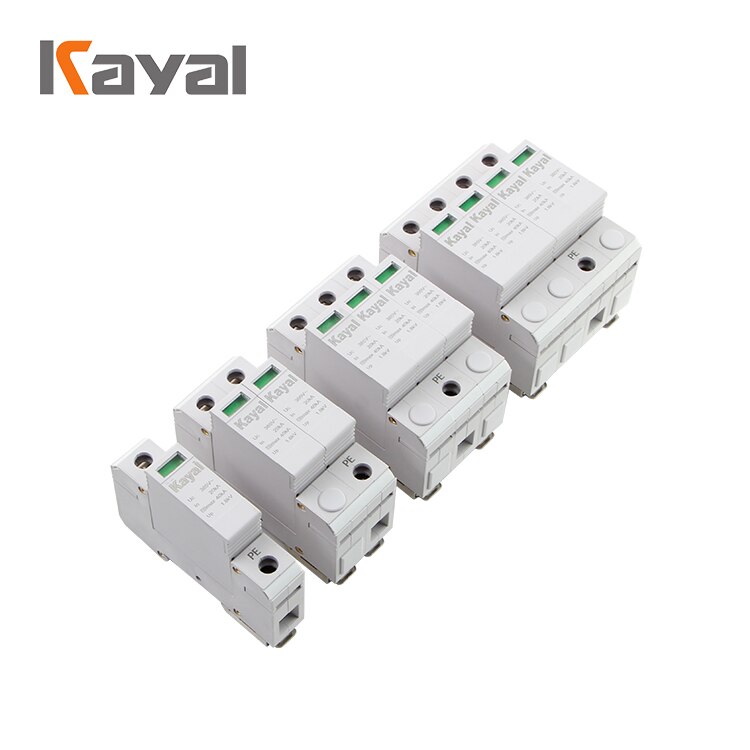 Genuine Kayal DC SPD 1000v 1P 2P 3P 4P 40KA Spd Solar Surge Arrester Spd Surge Protective Device Good Performance